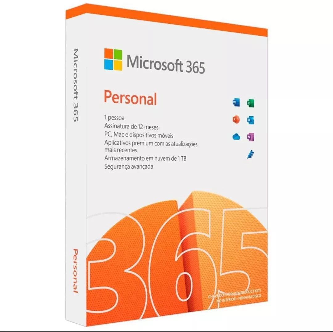 Microsoft Office 365 Todos Os Apps + 1tb De Armazenamento Na Nuvem - Funciona Pc, Smartphone E Web